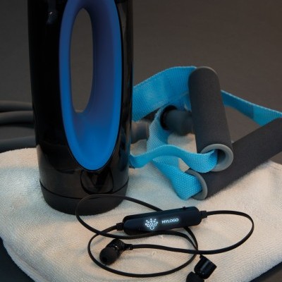 Auriculares inalámbricos personalizados con iluminación del logo